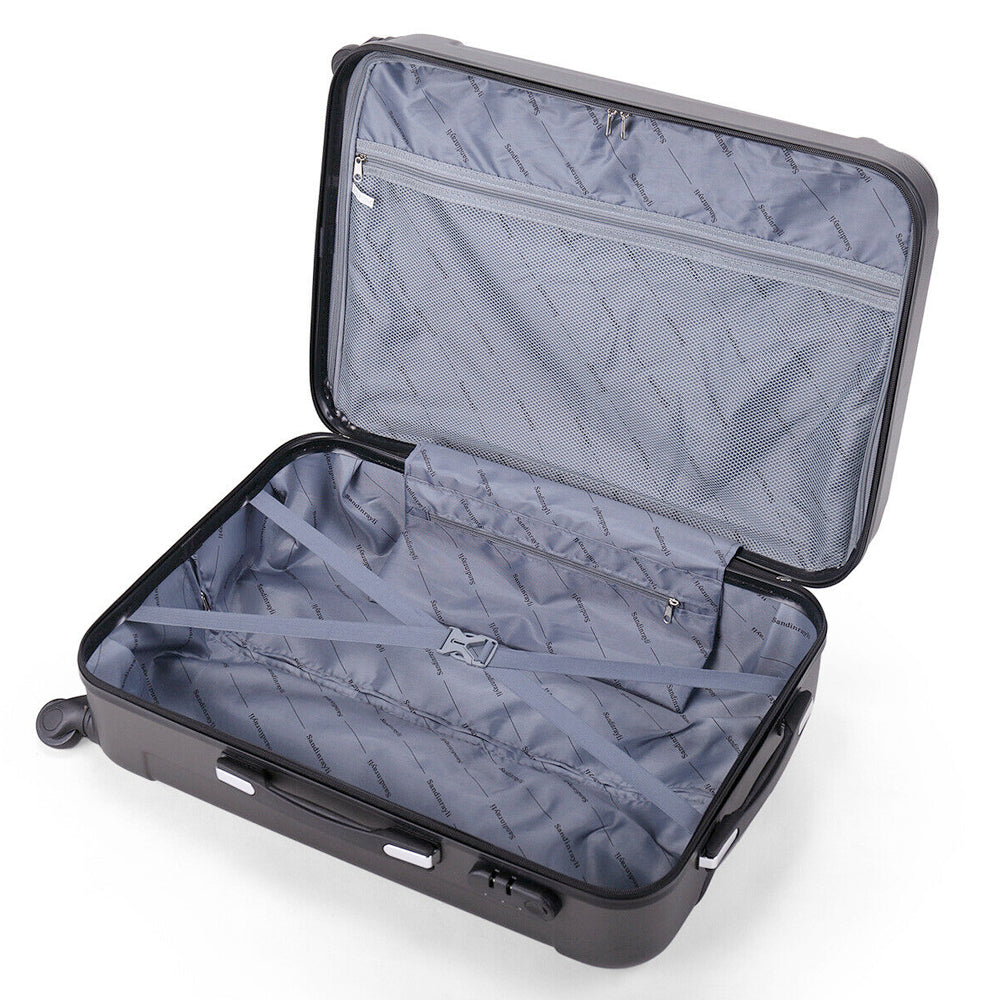 Durable Trio of 360° Wheeled Travel Bags