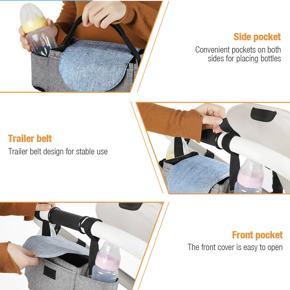 Multifunctional Baby Stroller Bottle Carrier Bag