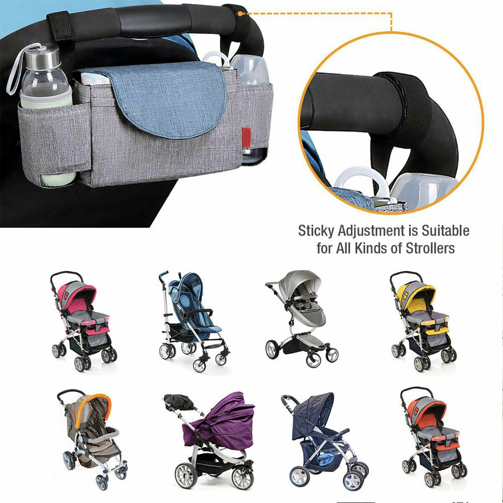 Multifunctional Baby Stroller Bottle Carrier Bag