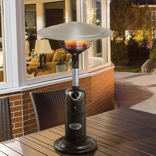 Cordless Propane Heater for Outdoor Dining Table Top