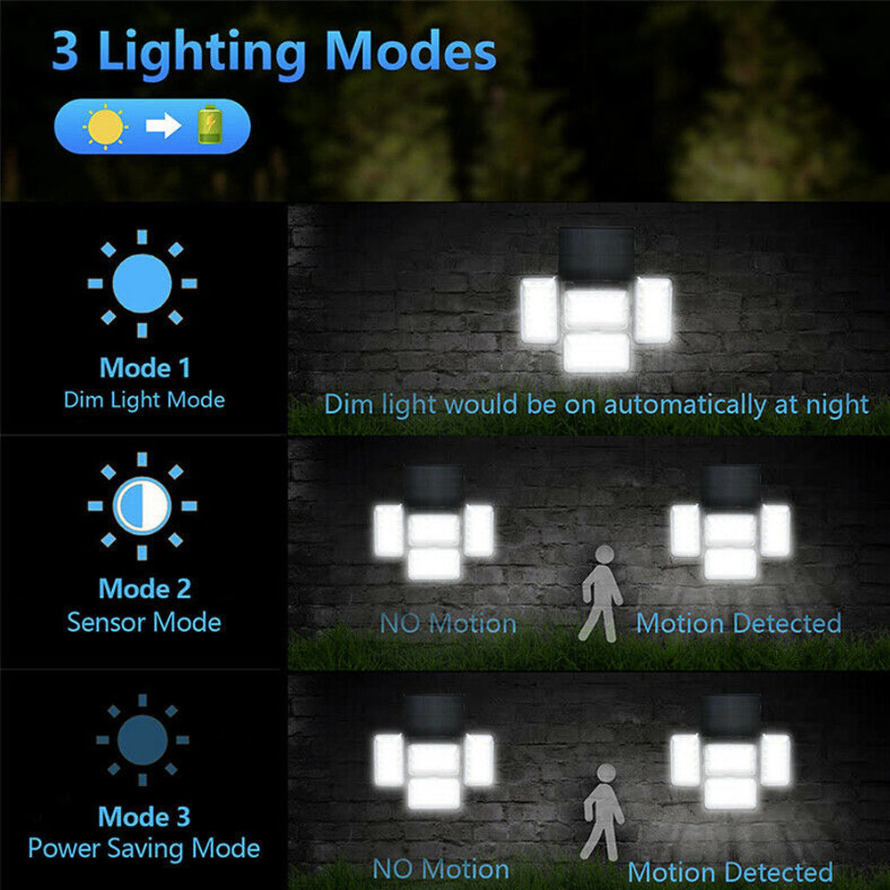 Motion Sensor Solar LED Outdoor Lights