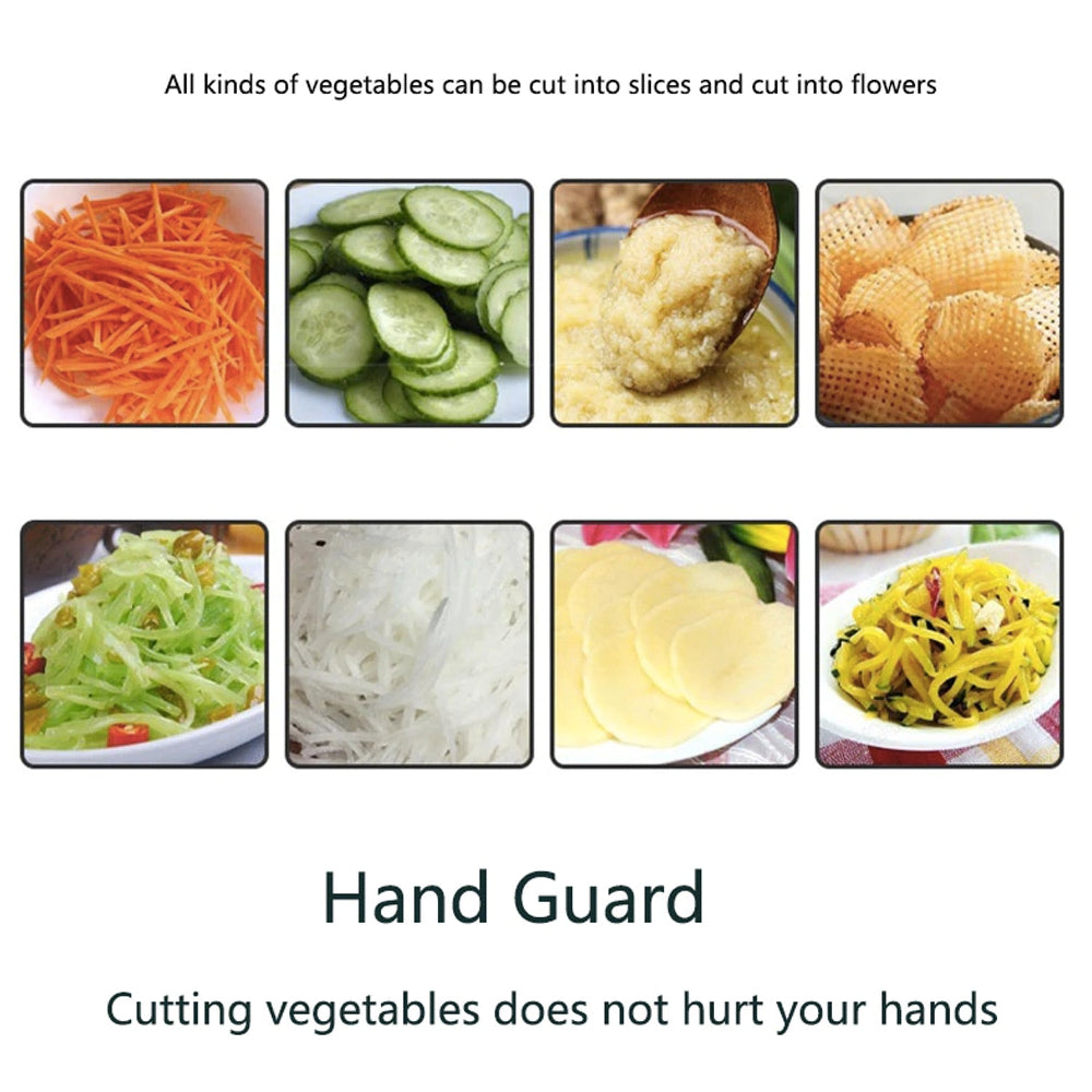 Multi-Purpose Grater for Kitchen with 12 Functions for Slicing Vegetables