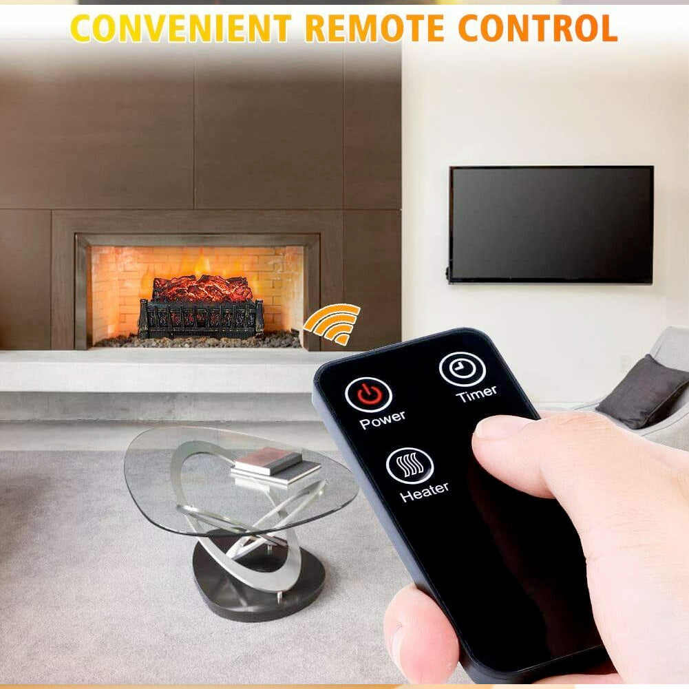 Electric Heater with a Fire-Like Theme