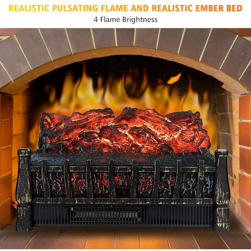 Electric Heater with a Fire-Like Theme