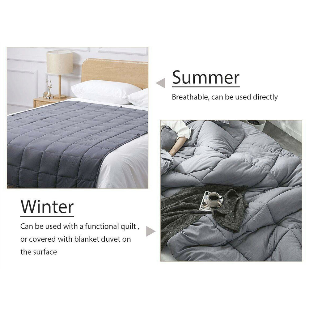 Sleep Tight Queen Size Weighted Blanket for a Restful Night's Sleep