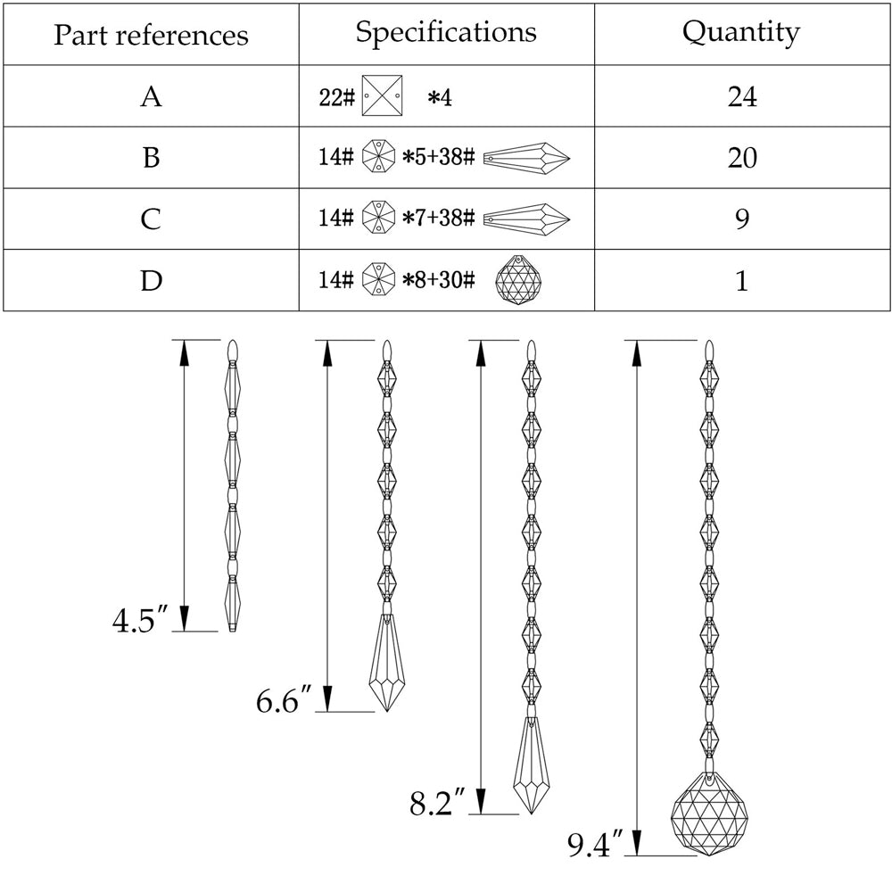 Crystal Pendant Light Fixture with Suspended Central Sphere - Enhancing the Brilliance