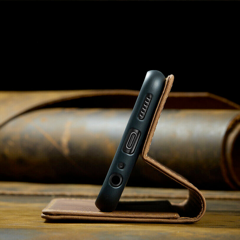 Samsung A13 A33 A53 5G Leather Folio Case