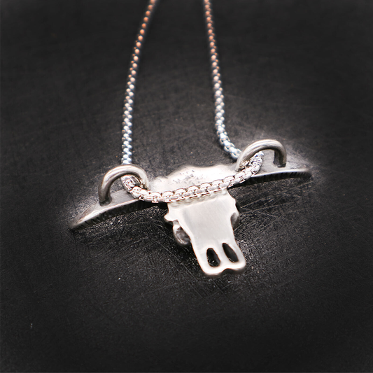 Necklace with Ox Head Pendant