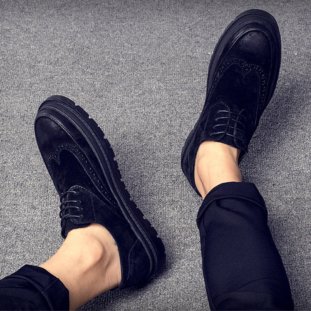 Lace Up Suede Footwear for Men