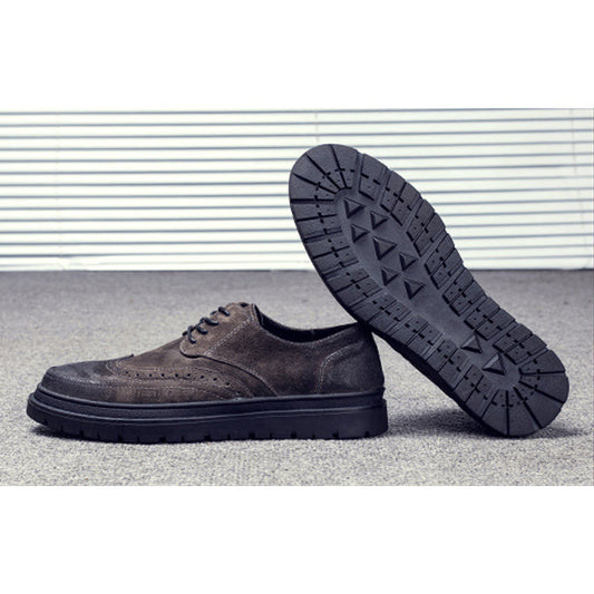 Lace Up Suede Footwear for Men