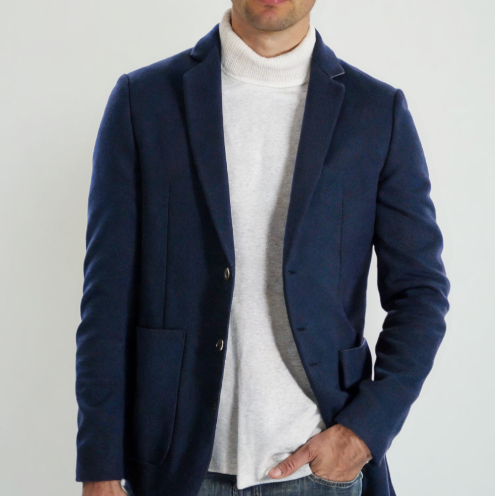 Classic Dual Button Men's Blazer