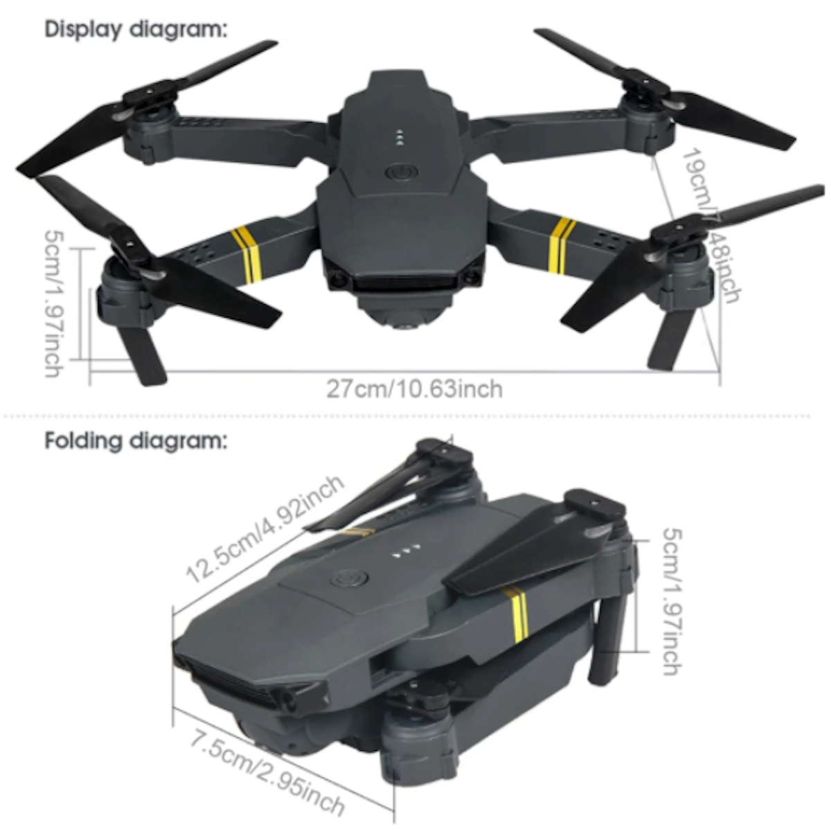 Alpha Z PRO Ninja Dragon Dual Camera Drone with Wide Angle Vision