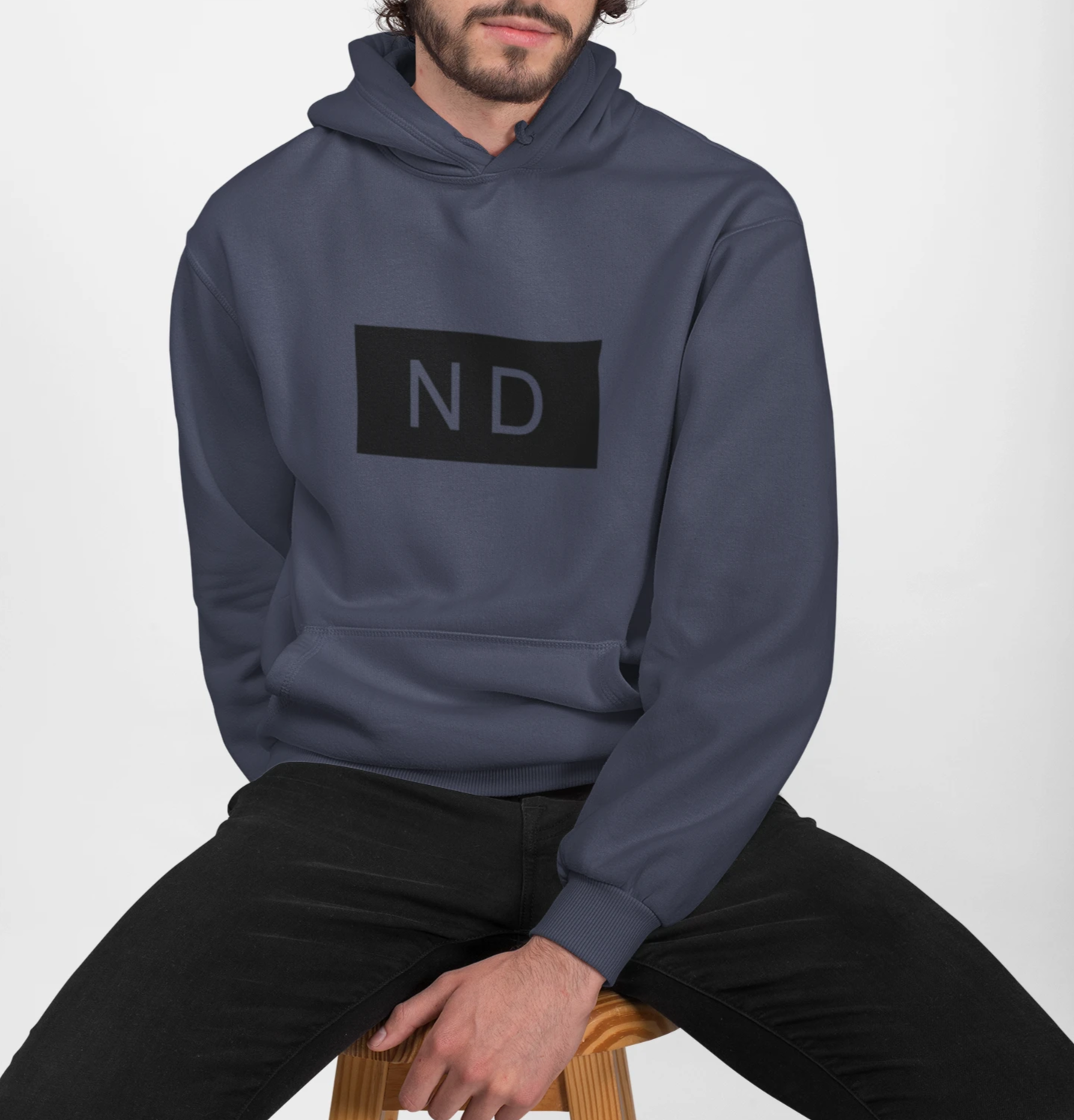 ND Hooded Sweatshirt for Men's Urban Fashion
