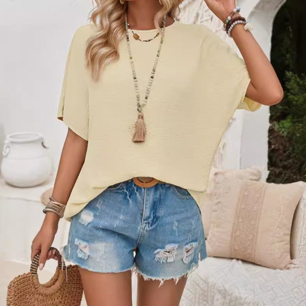 Casual Loose Fit Summer Top for Women