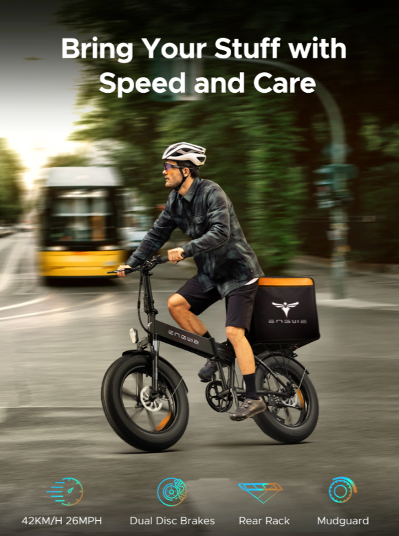 Foldable 750W E-Bike with Shimano 7-Speed Transmission: Unleash Your Speed
