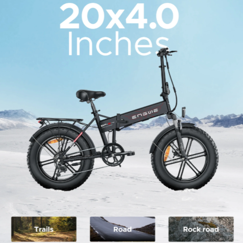 Foldable 750W E-Bike with Shimano 7-Speed Transmission: Unleash Your Speed
