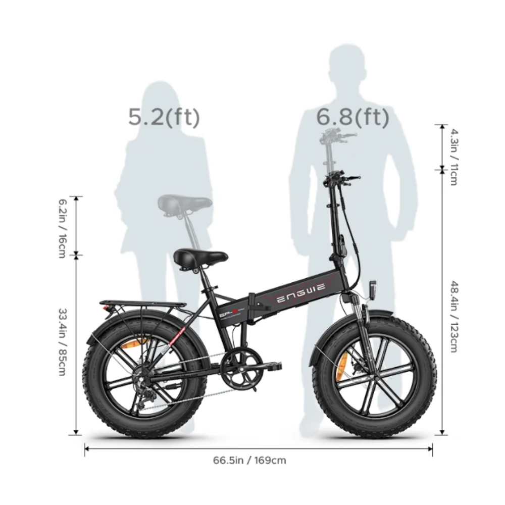 Foldable 750W E-Bike with Shimano 7-Speed Transmission: Unleash Your Speed