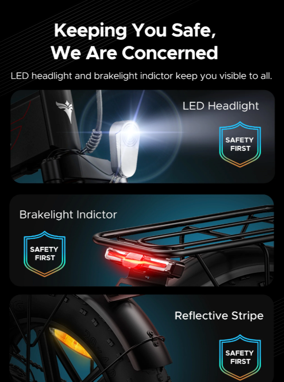 Foldable 750W E-Bike with Shimano 7-Speed Transmission: Unleash Your Speed