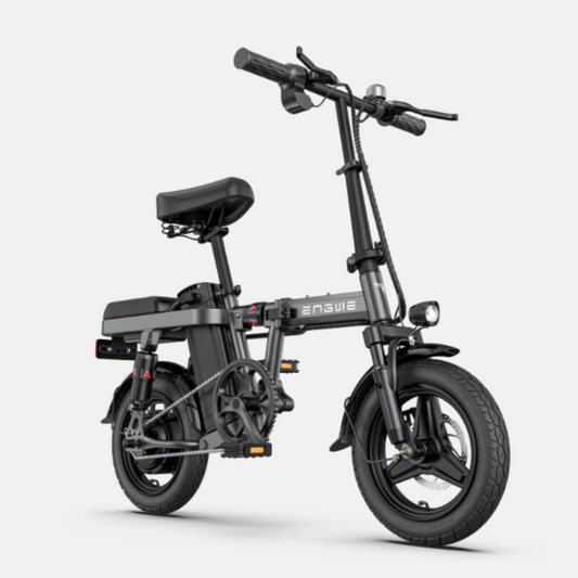 Compact Foldable 350W Electric Bicycle With Versatile Shock Absorbers