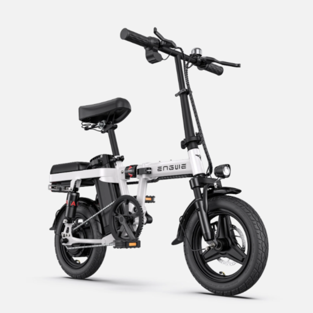 Compact Foldable 350W Electric Bicycle With Versatile Shock Absorbers