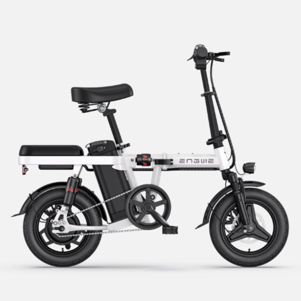 Compact Foldable 350W Electric Bicycle With Versatile Shock Absorbers