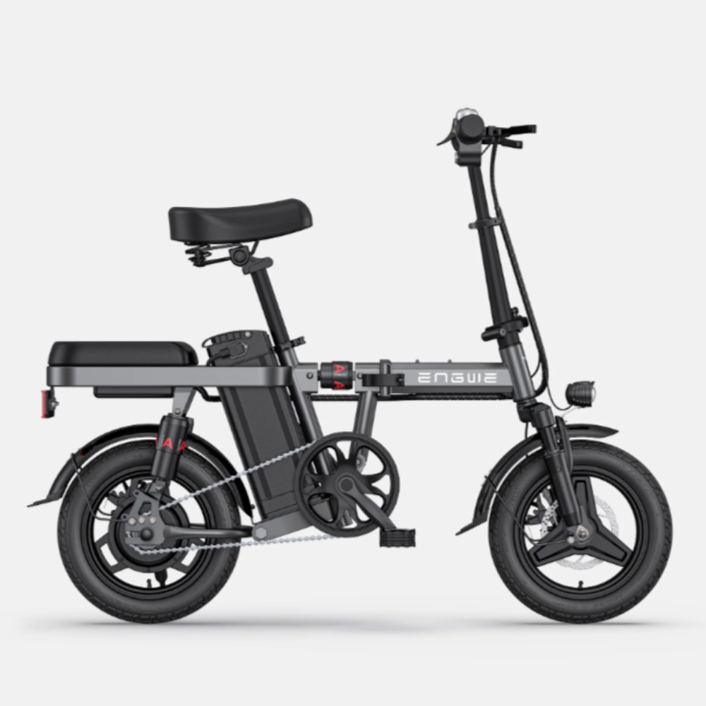 Compact Foldable 350W Electric Bicycle With Versatile Shock Absorbers