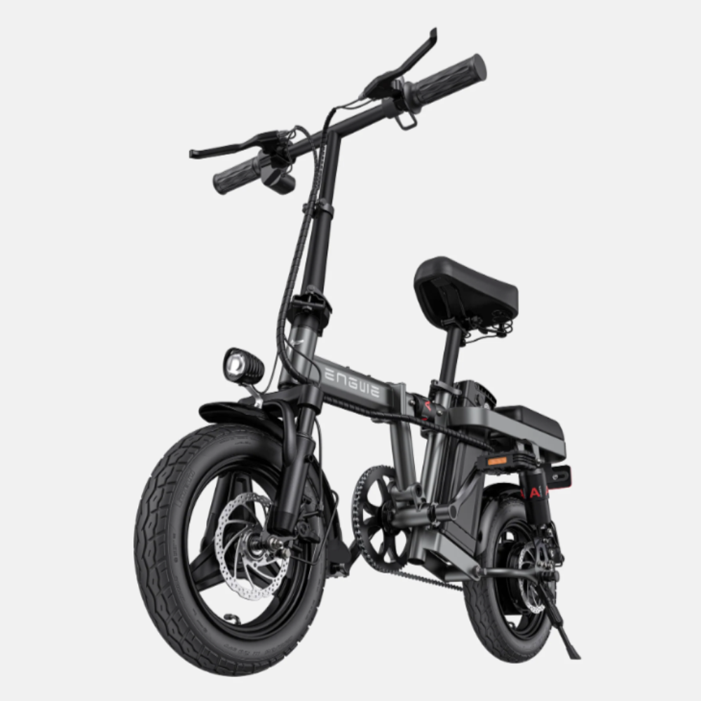 Compact Foldable 350W Electric Bicycle With Versatile Shock Absorbers