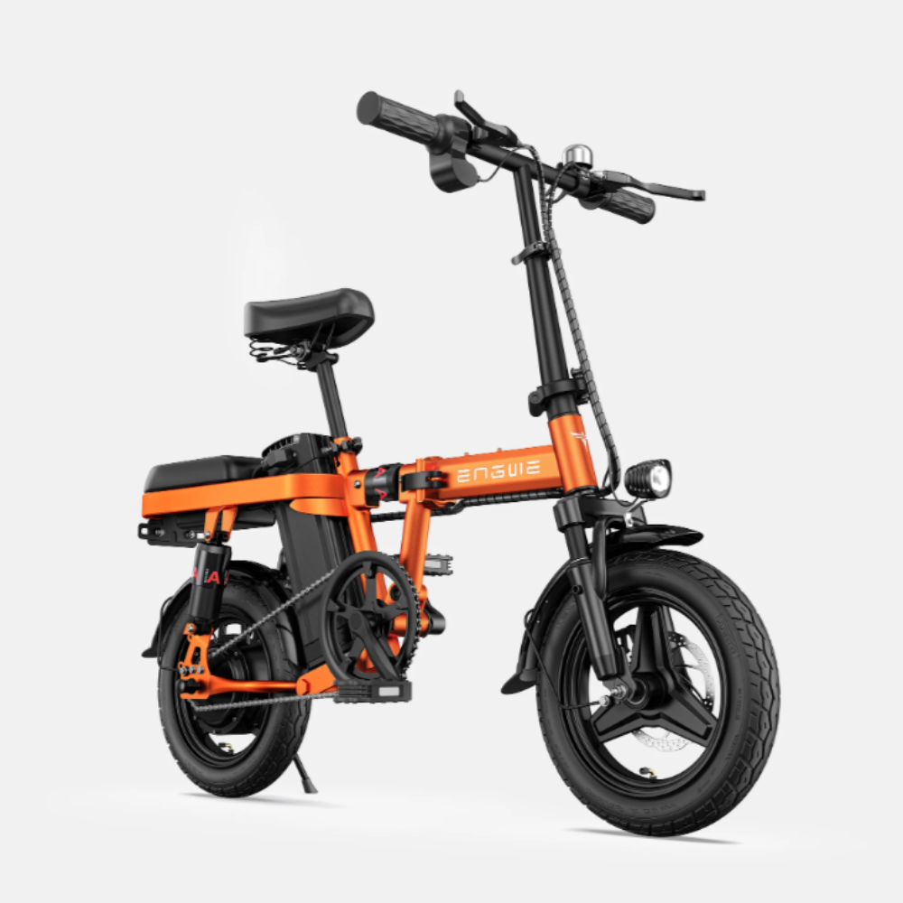 Compact Foldable 350W Electric Bicycle With Versatile Shock Absorbers