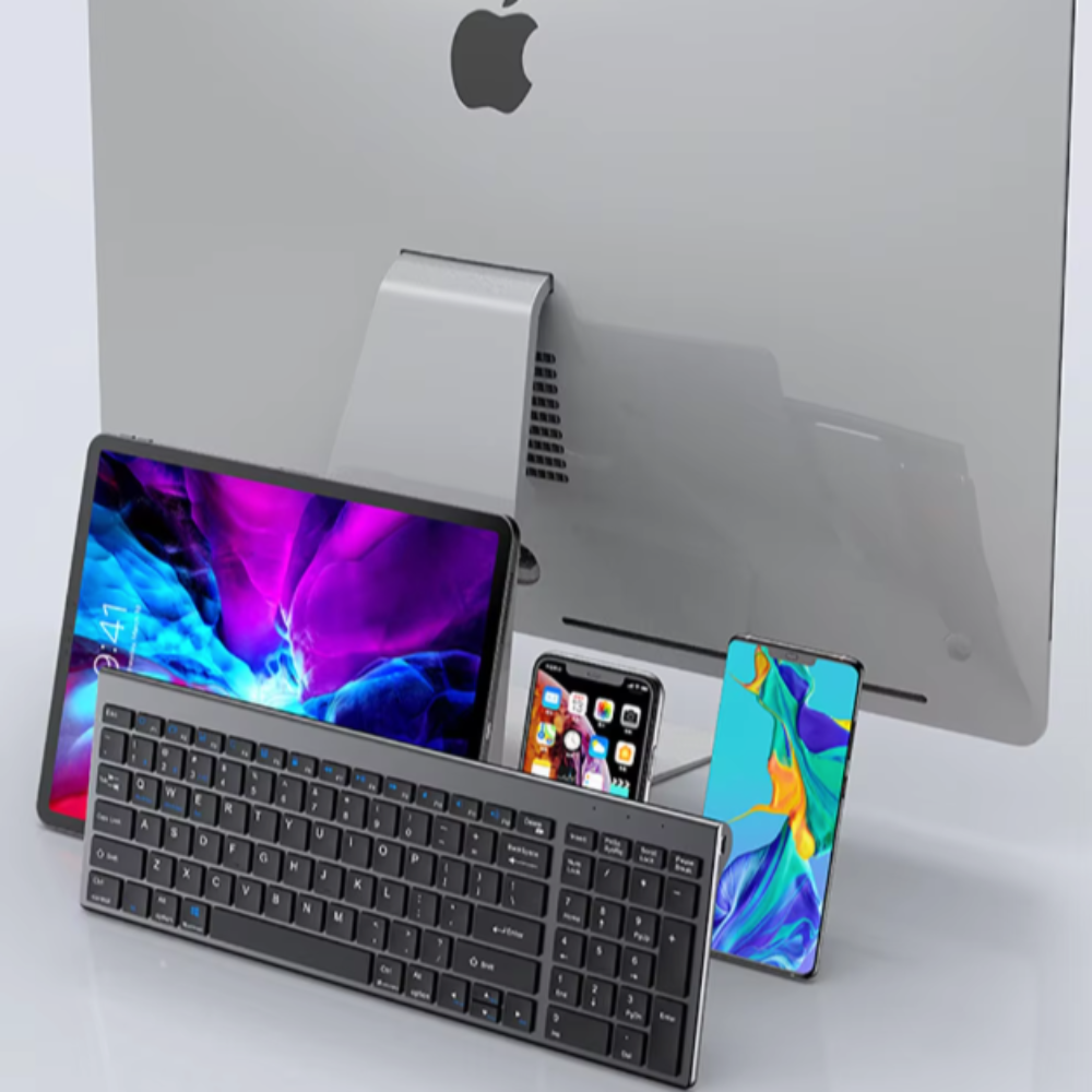 Rechargeable Bluetooth Set with Wireless Keyboard and Mouse