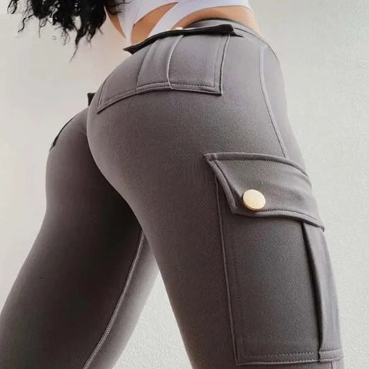 High-Waisted Yoga Leggings for Women featuring Convenient Pockets