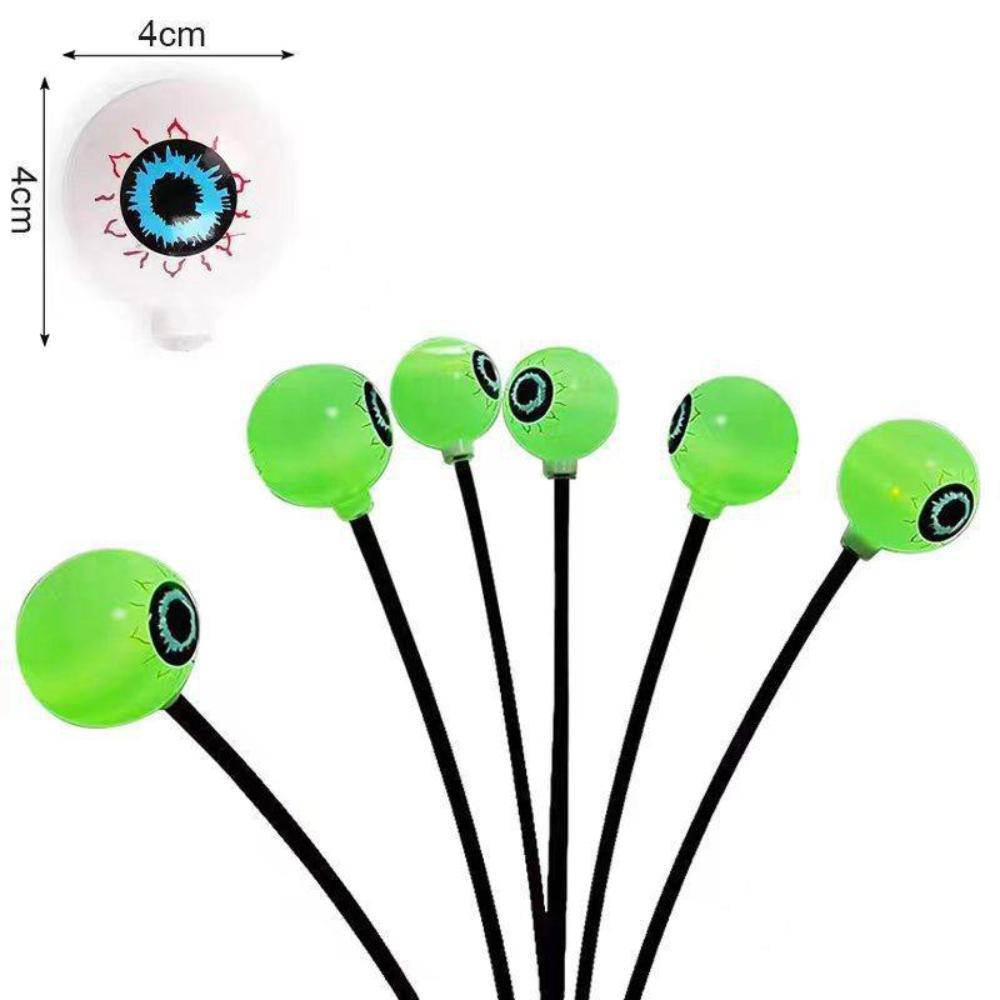 Set of 10 LED Solar Eye Ball Lights for Halloween (2 Packs)