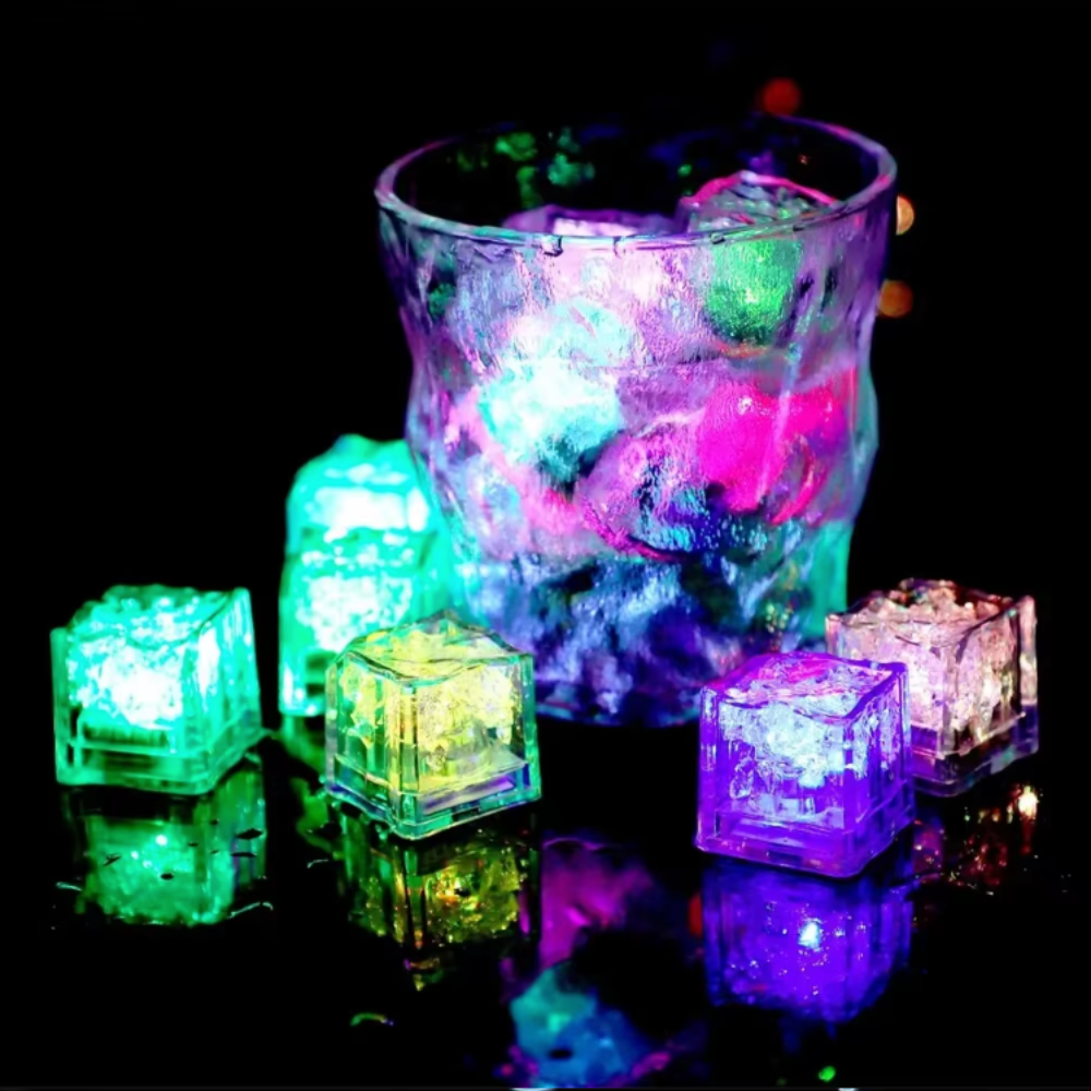 LED Ice Cube Party Set - 12 Pieces