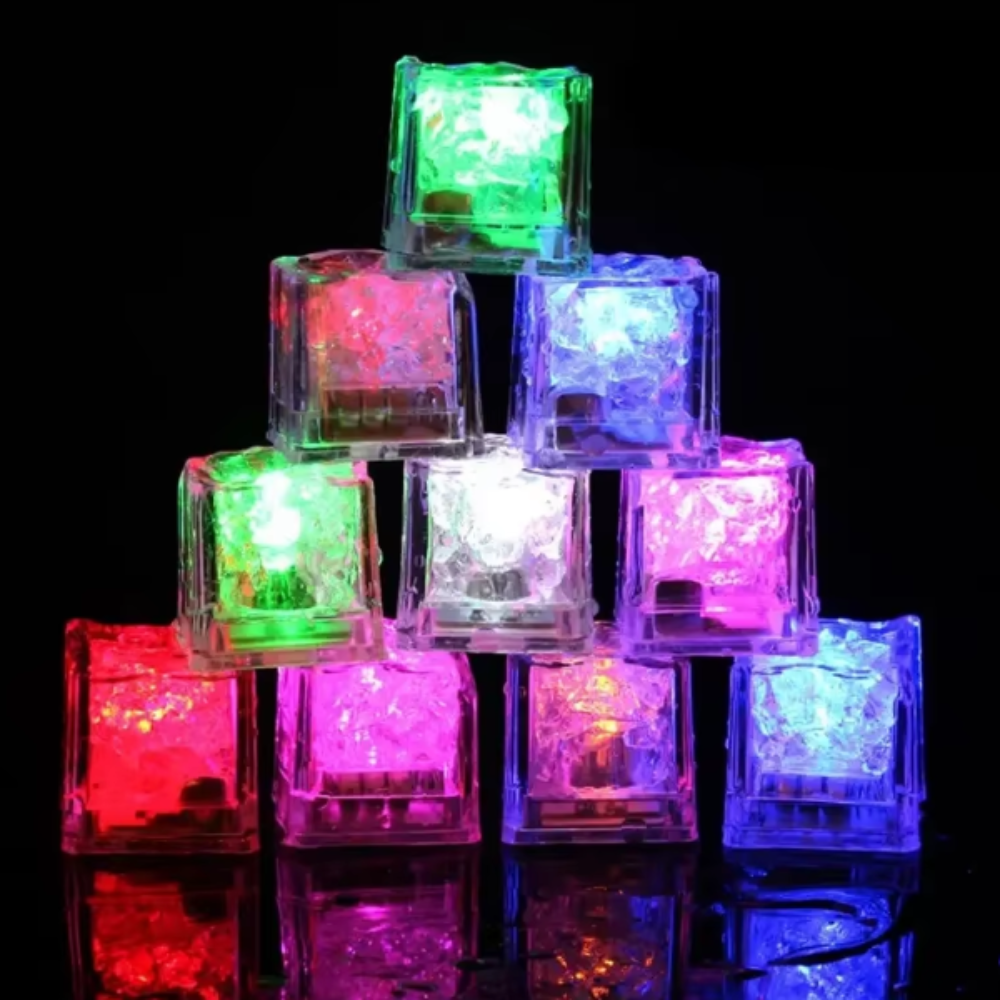 LED Ice Cube Party Set - 12 Pieces