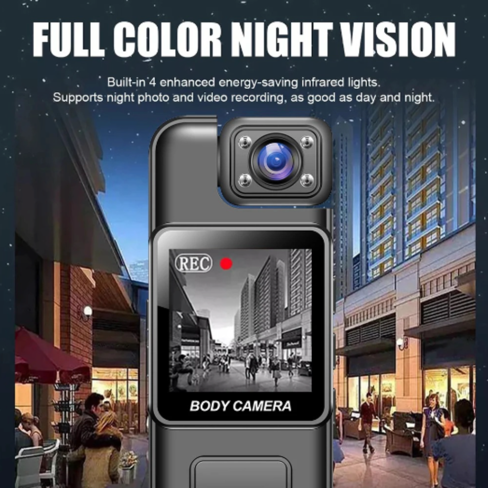 Portable WiFi Camera with 64GB Memory Card - Mini HD Rotatable