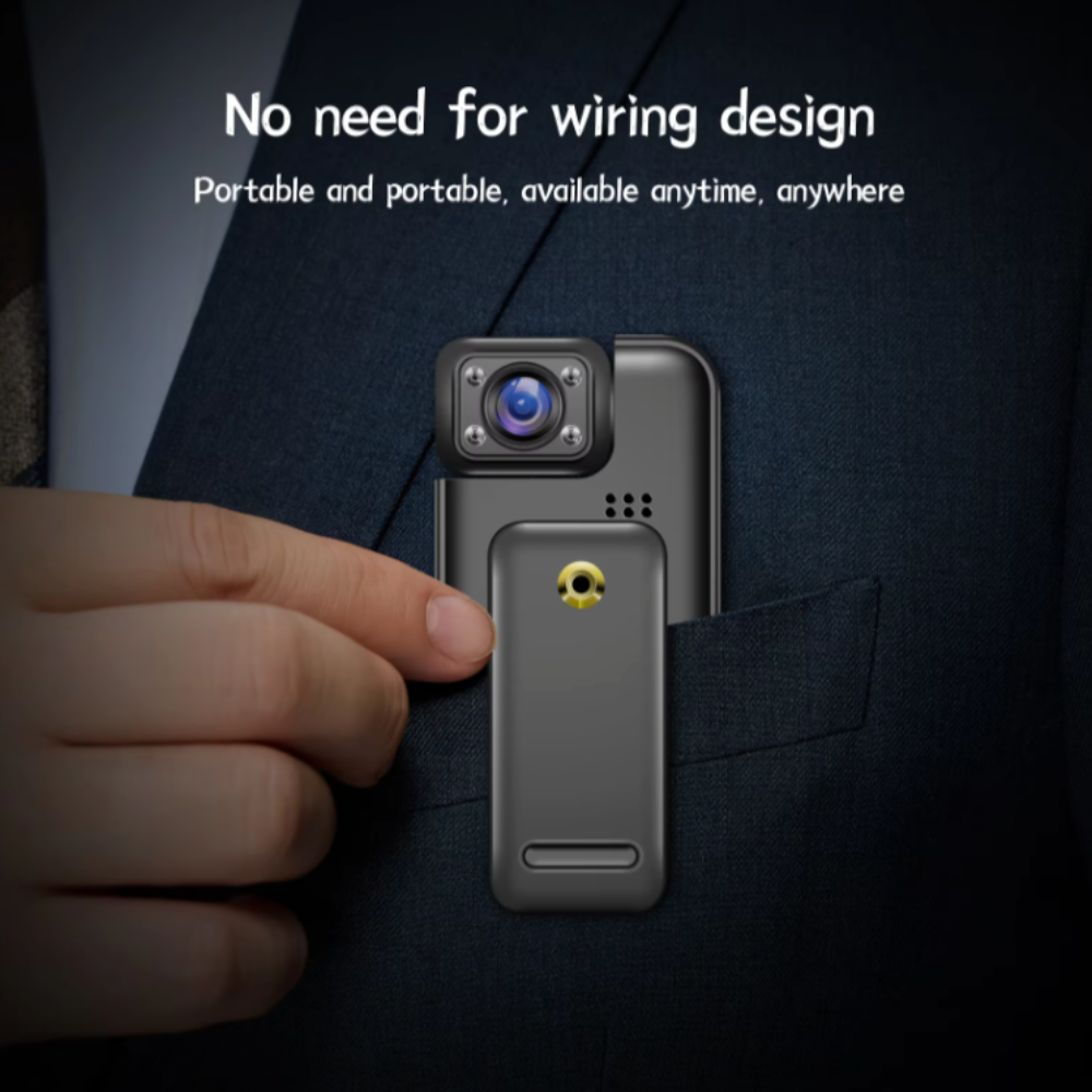 Portable WiFi Camera with 64GB Memory Card - Mini HD Rotatable