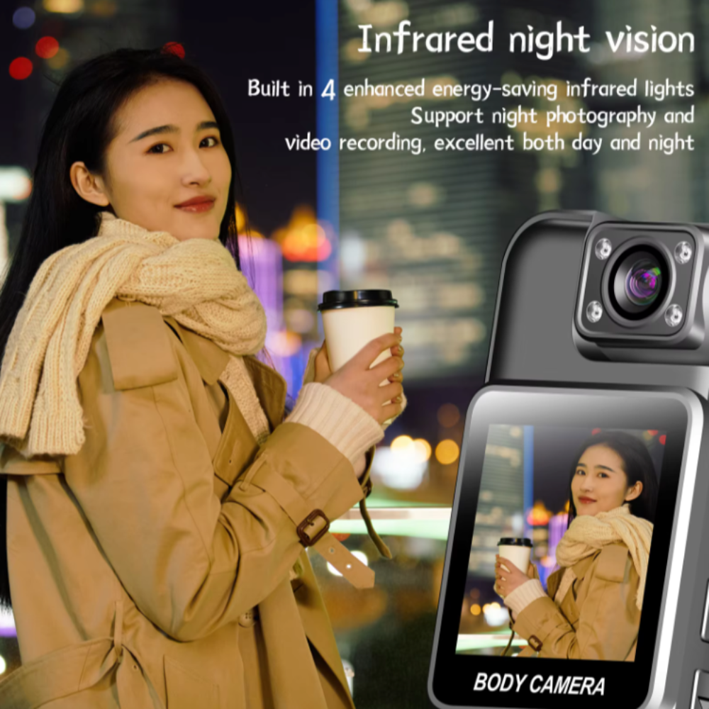 Portable WiFi Camera with 64GB Memory Card - Mini HD Rotatable