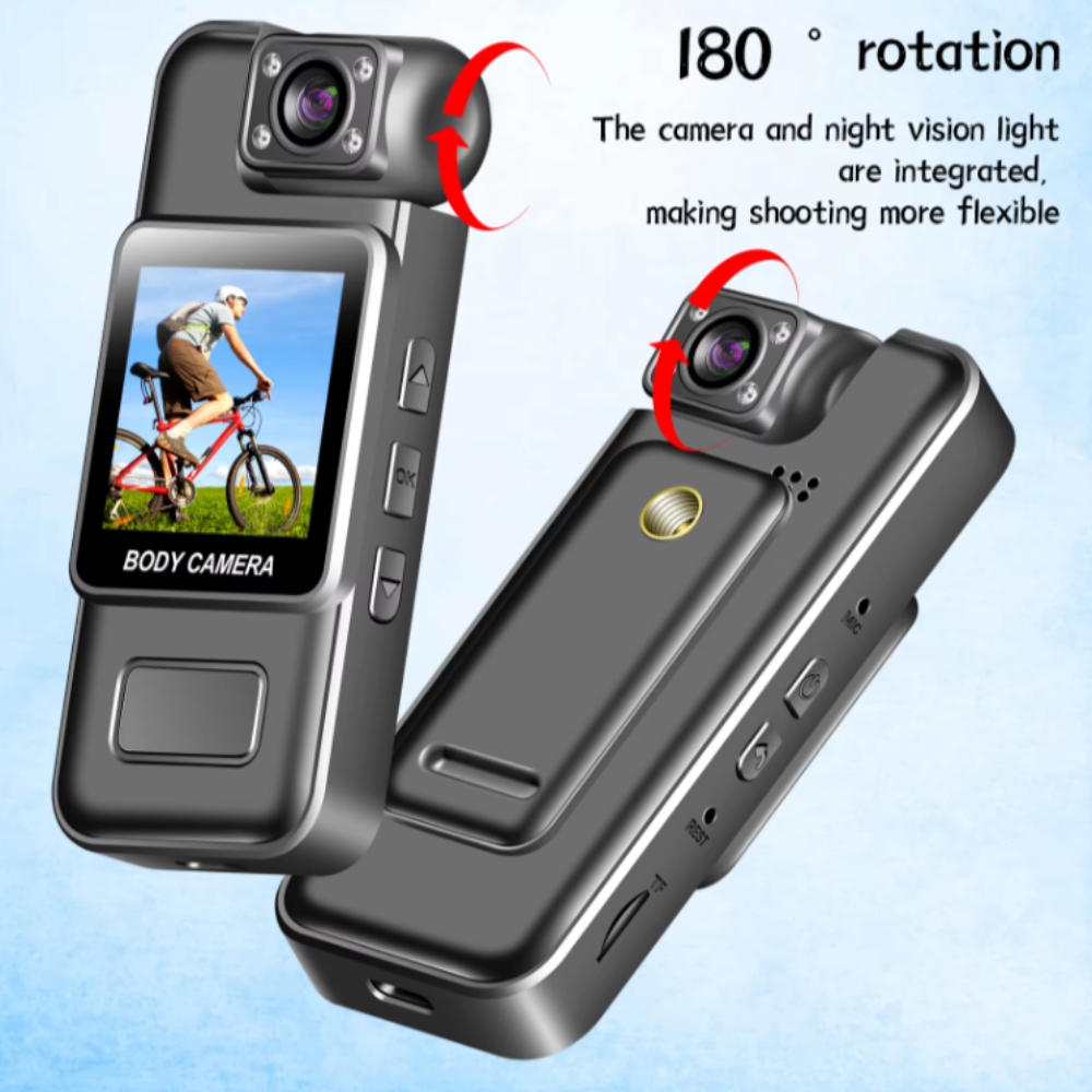 Portable WiFi Camera with 64GB Memory Card - Mini HD Rotatable
