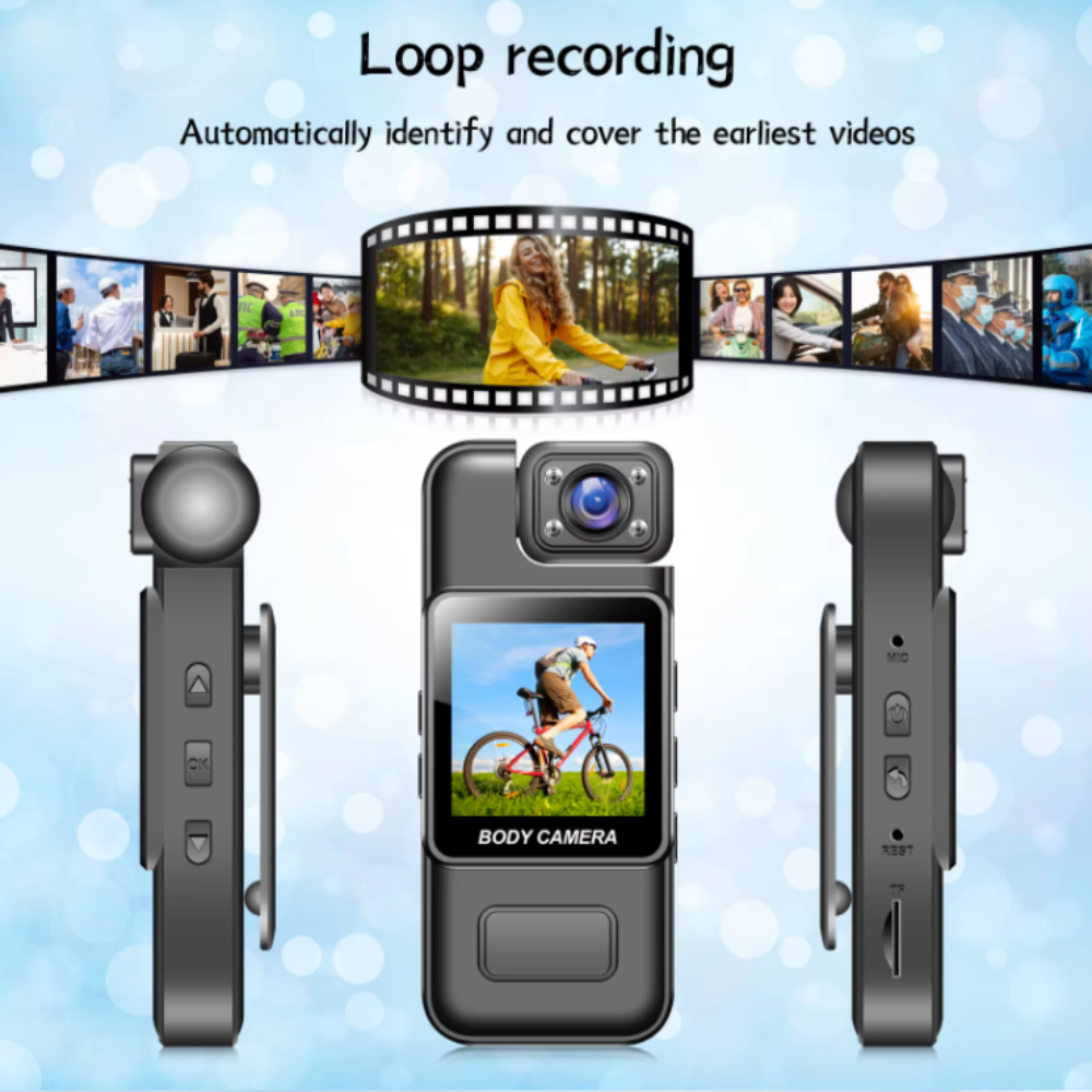 Portable WiFi Camera with 64GB Memory Card - Mini HD Rotatable