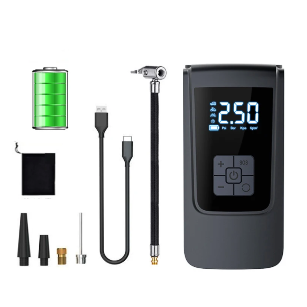 12V Portable Digital Air Compressor: Compact and Wireless