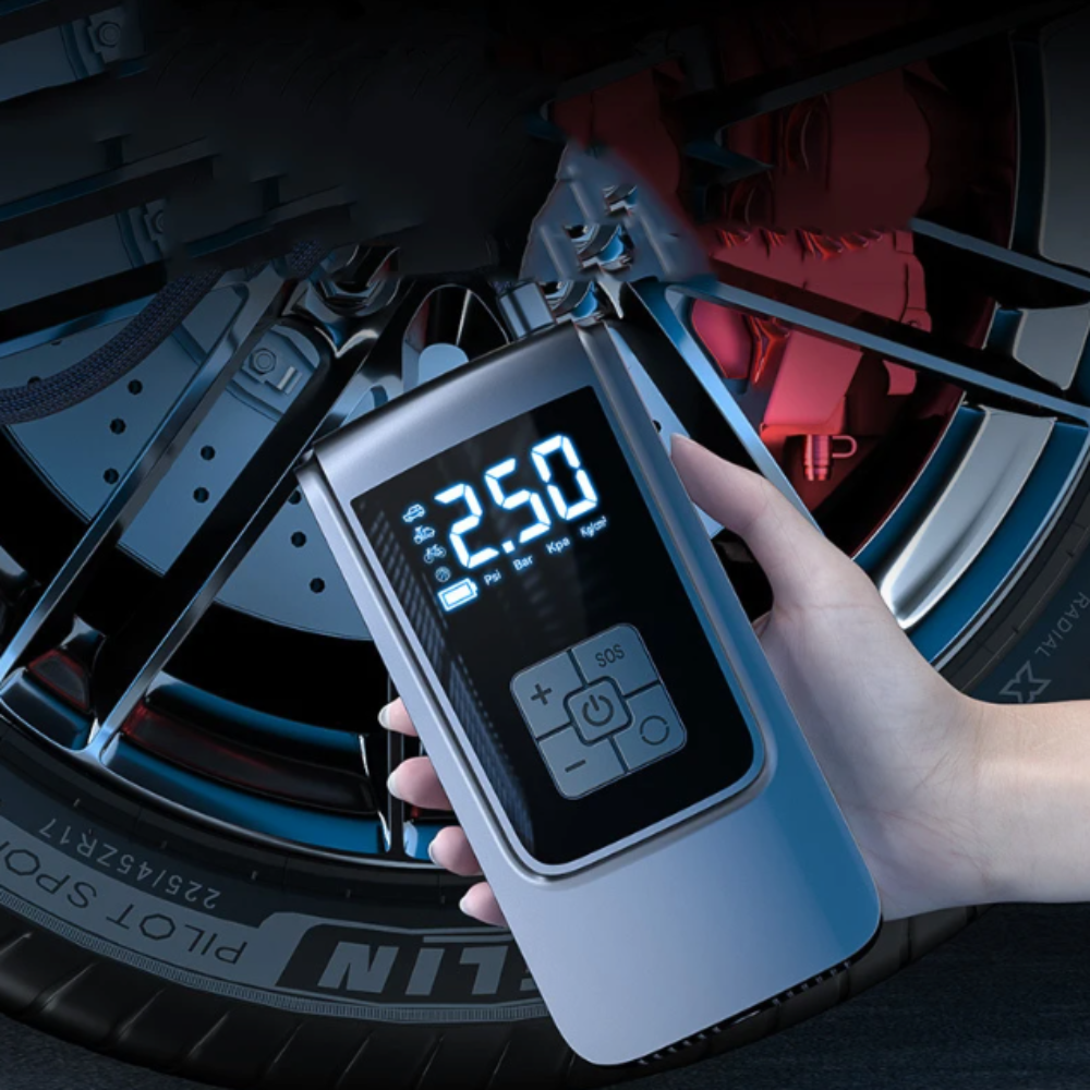 12V Portable Digital Air Compressor: Compact and Wireless