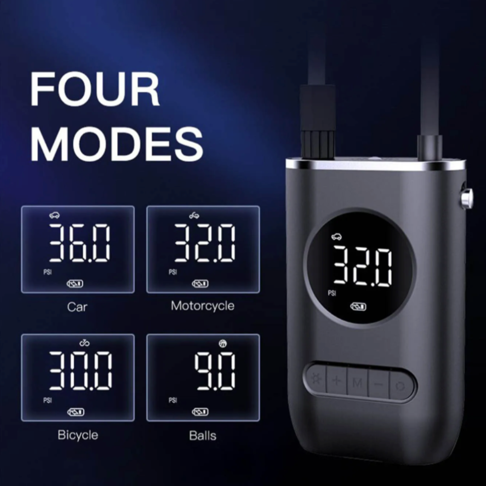 Compact Digital Wireless Air Compressor