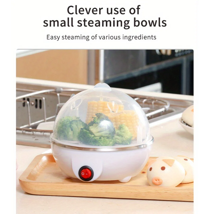 Compact Egg Cooker and Food Steamer