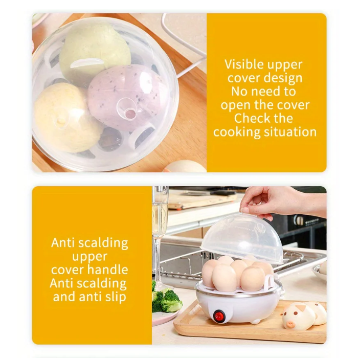 Compact Egg Cooker and Food Steamer