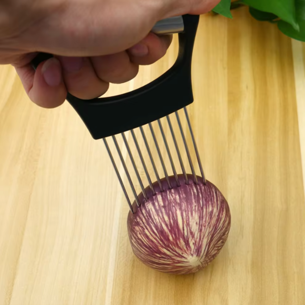 Slicing Tool for Onions - Durable Stainless Steel