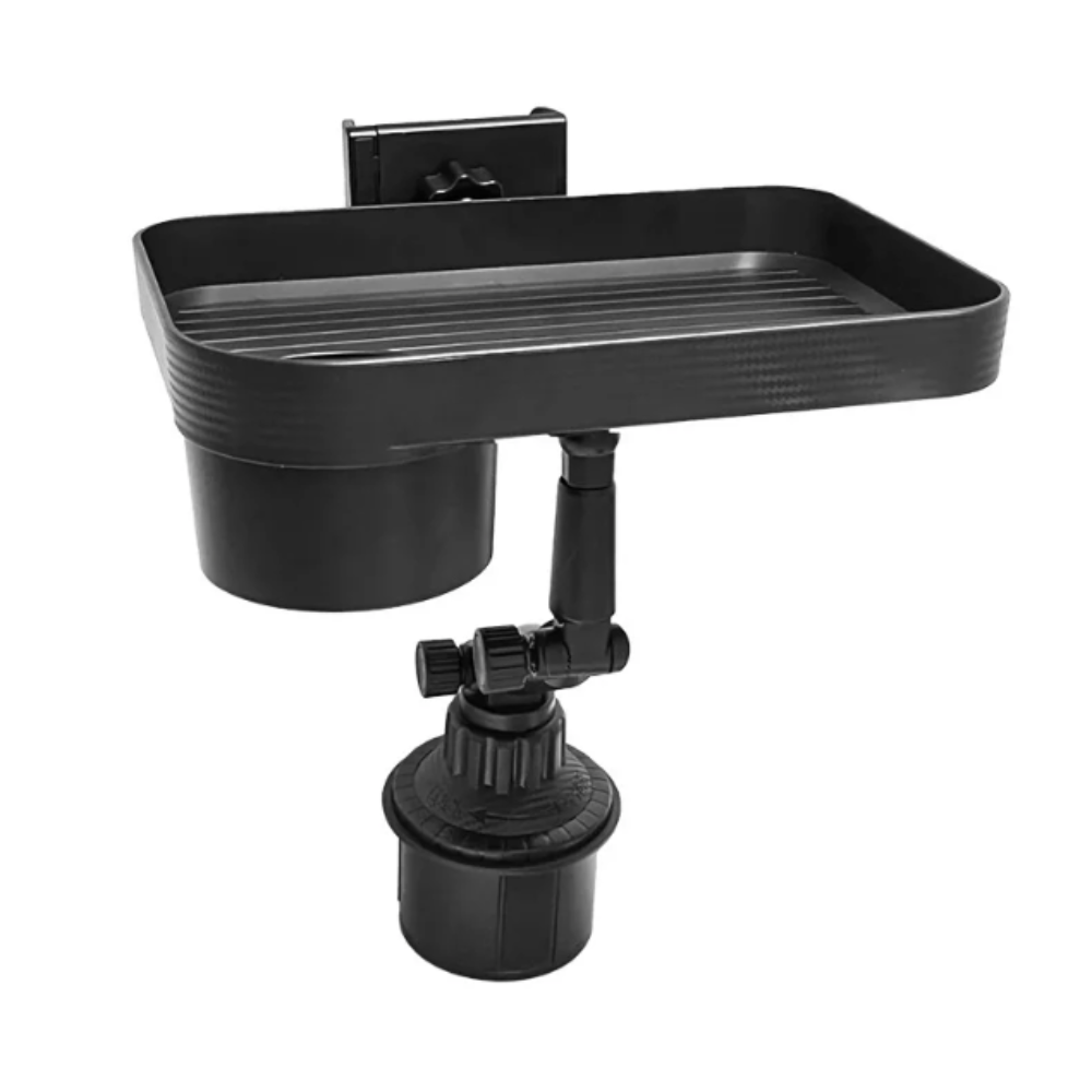 Rotating Car Drink and Snack Tray - 360-Degree Swivel