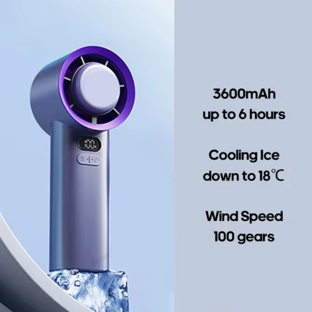 Handheld Compact Fan with Variable Speeds