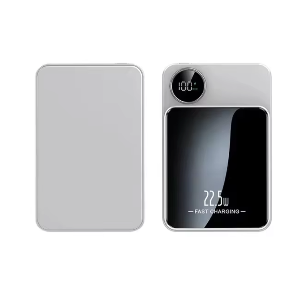 Magnetic Wireless Portable Power Bank - 10000 mAh for iPhone Compatibility