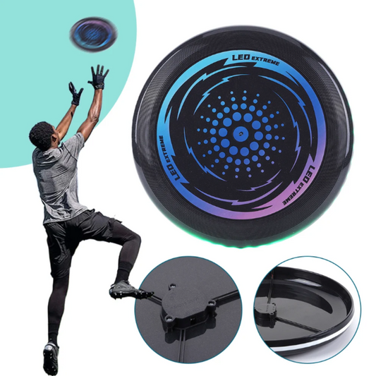 LED Flying Disc with Rechargeable Battery