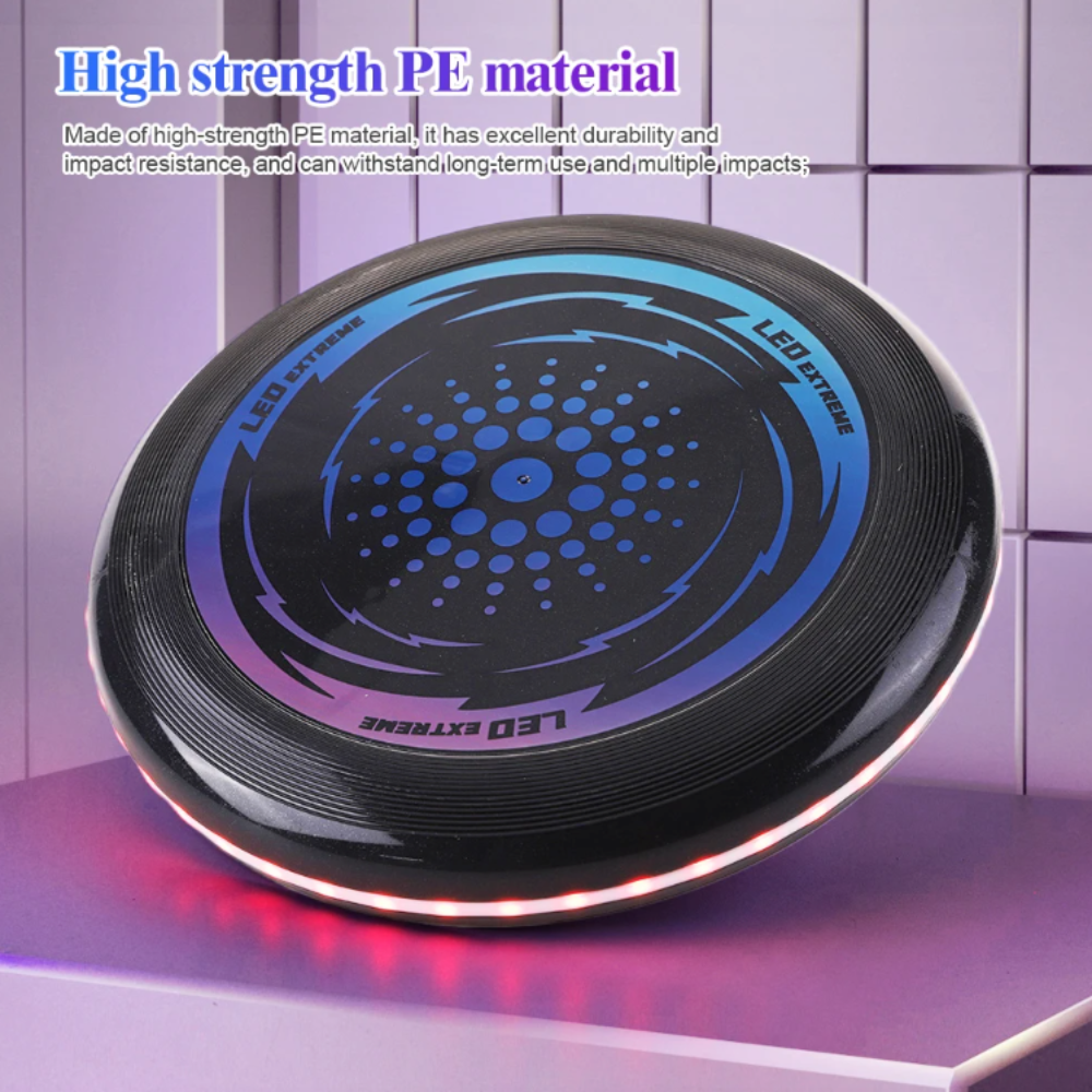 LED Flying Disc with Rechargeable Battery
