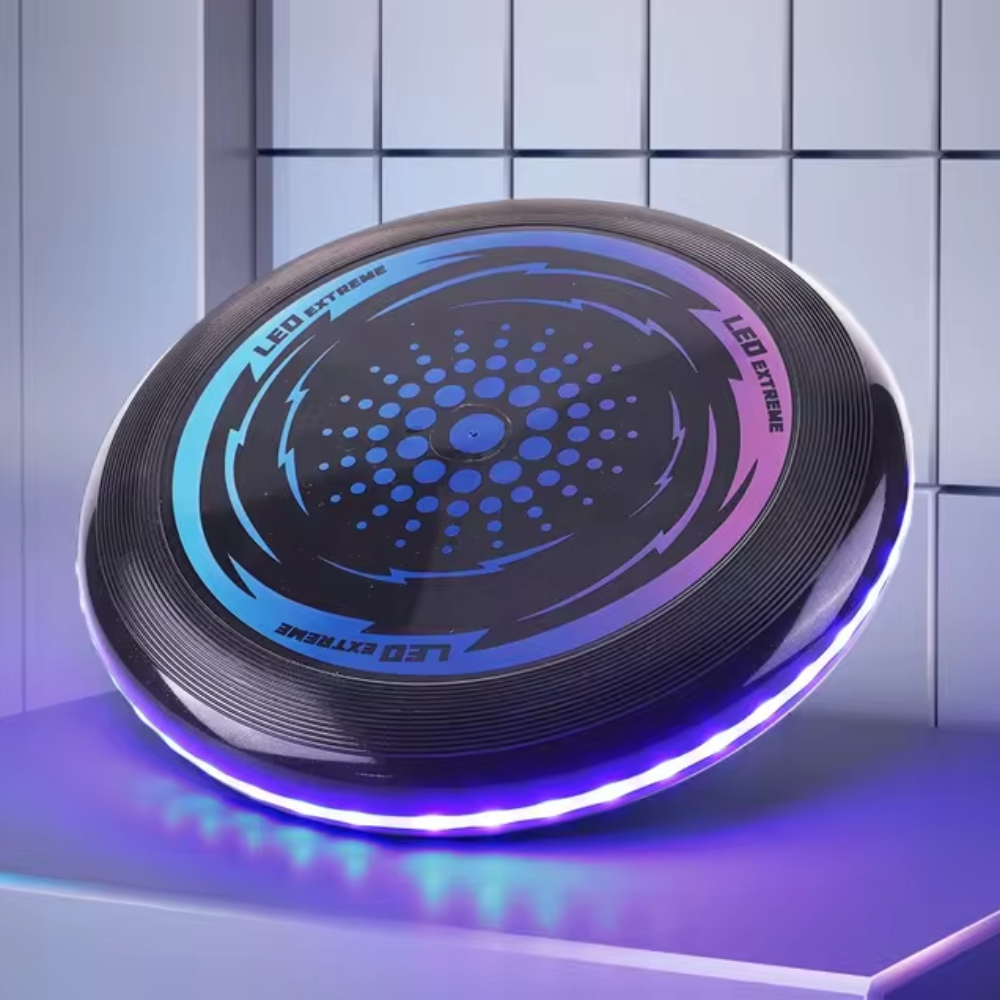 LED Flying Disc with Rechargeable Battery
